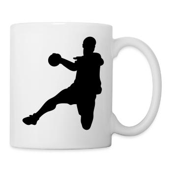 Handball - Mug blanc - blanc - Droite