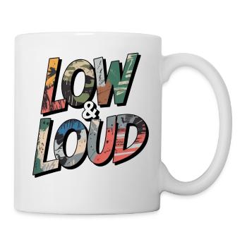 Tuning Spruch Low and Loud Camo Design - Mug - white - Right