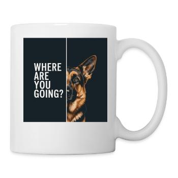 German Shepherd for Dog Fans, Animal Lovers - Mug - white - Right