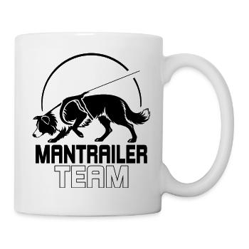Border Collie Mantrailer Team Dog Sports Dogs - Mug - white - Right