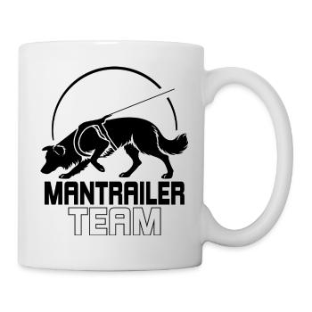 Équipe de Border Collie Mantrailer Chiens de Sport - Mug blanc - blanc - Droite