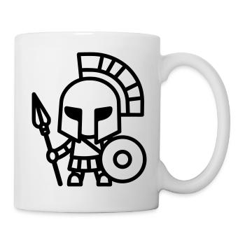 spartan - Mug blanc - blanc - Droite