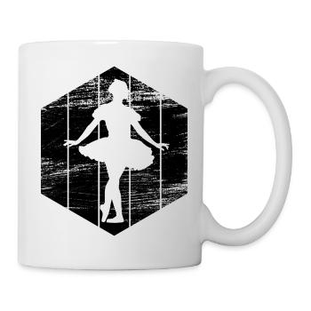 Ballettmädchen - Tasse - Weiß - Rechts
