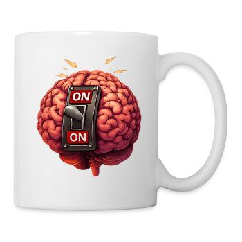 Brain on - always - Mug - white - Right