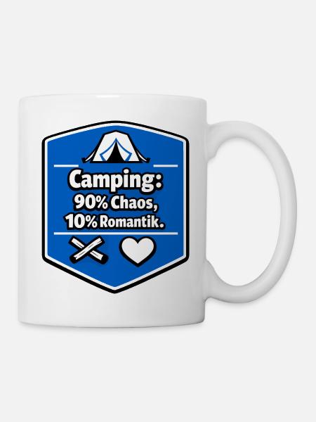 Wohnmobil Camping Campen - Tasse - Weiß