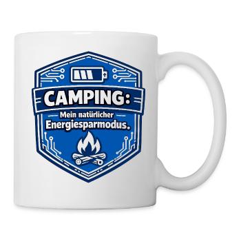 Camping energy saving mode - Mug - white - Right