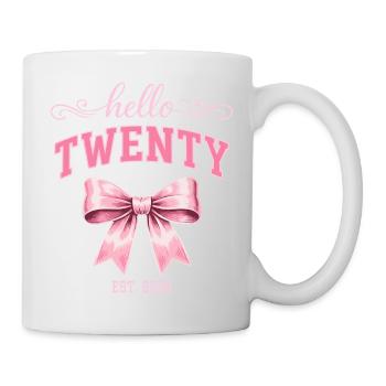 Hello Twenty 20 Years Is 2006 Birthday Knot - Mug - white - Right