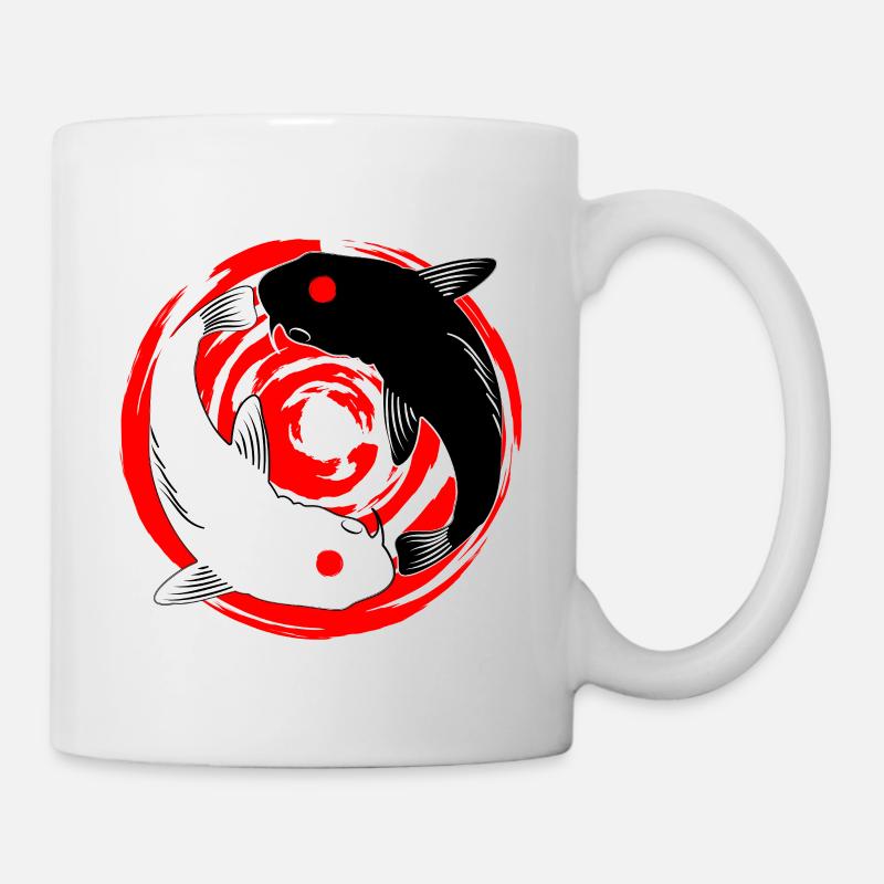 Koi YinYang - Mug - white