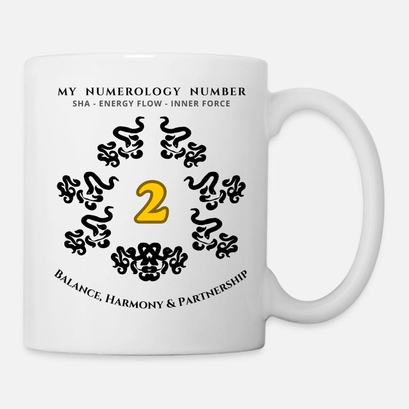 Numer_2 - Mug blanc - blanc