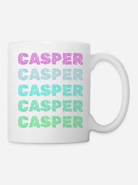 Casper als Name - Tasse - Weiß