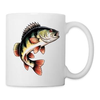 Barsch Motiv - Tasse - Weiß - Rechts