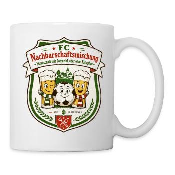 FC Nachbarschaftsmischung - Tasse - Weiß - Rechts