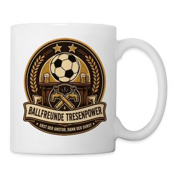 Ballfreunde Tresenpower - Tasse - Weiß - Rechts