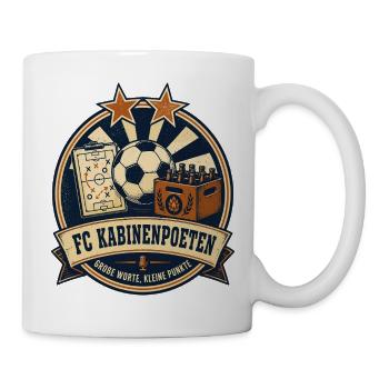 FC Kabinenpoeten - Tasse - Weiß - Rechts