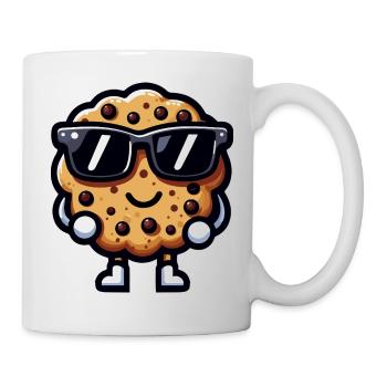 Cookie lunettes soleil chic - Mug blanc - blanc - Droite