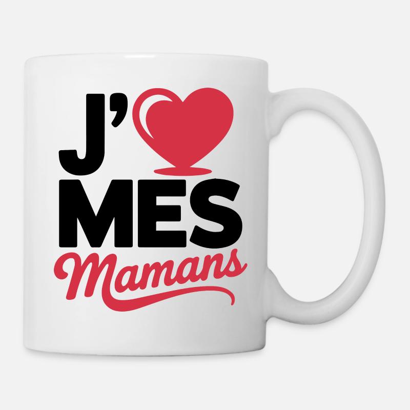 Aime_mes_mamans - Mug - white