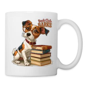 Book Club Barks Reading Pup - Mug - white - Right