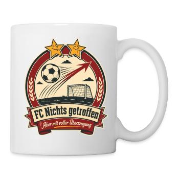 FC Nichts getroffen - Tasse - Weiß - Rechts