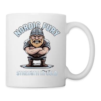 Nordic Fury: Stärke in Kälte | lustige Bilder - Tasse - Weiß - Rechts