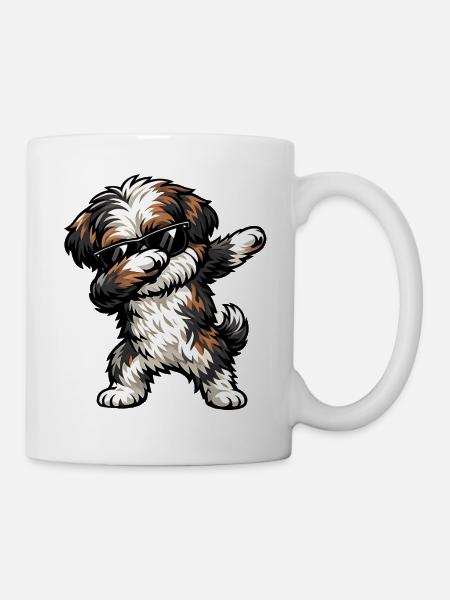 Dabbing Bolonka Zwetna - Mug - white