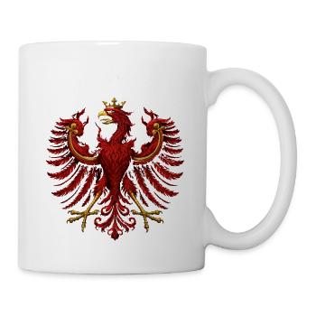 Tiroler Adler Rot Majestätisch - Tasse - Weiß - Rechts