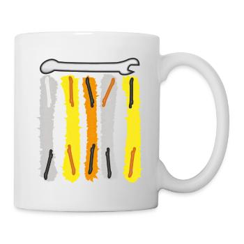 Werkzeug Mechaniker  - Tasse - Weiß - Rechts