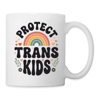 LGBTQ Pride Month - Protect Trans Kids - Mug - white - Right