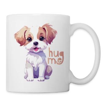 Chiot câlin à mon câlin - Mug blanc - blanc - Droite