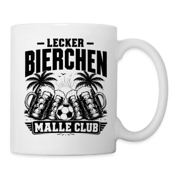 Lecker Bierchen Malle Club 2026 - Tasse - Weiß - Rechts