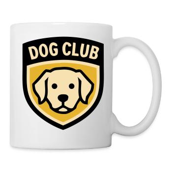 Club de chiens du Logo de l’école de chiens Golden Retriever - Mug blanc - blanc - Droite