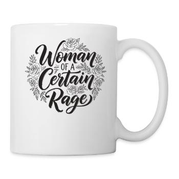 Déclaration de Féminisme Femme Rage Black - Mug blanc - blanc - Droite
