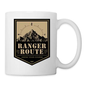 Ranger Route Outdoor Trekking - Tasse - Weiß - Rechts