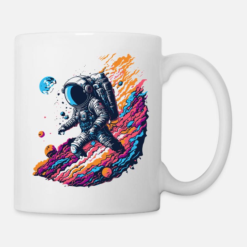Astronaute Cosmique - Mug blanc - blanc