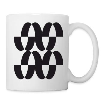 Interwoven Orbit Pattern - Mug - white - Right