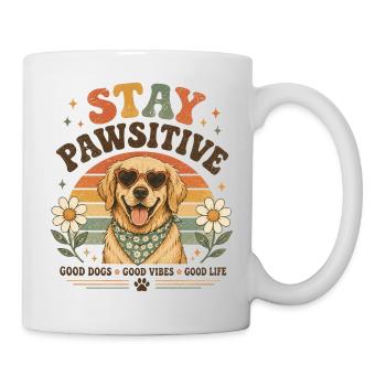 Good Dogs Good Life - Tasse - Weiß - Rechts