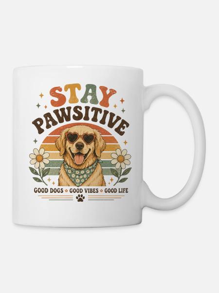 Good Dogs Good Life - Mug - white