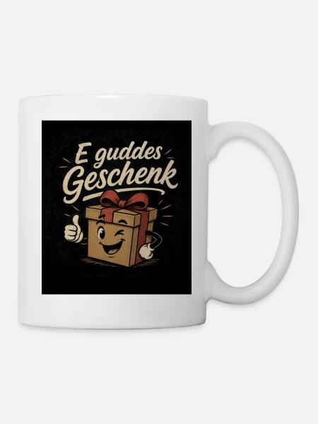 Geschenk T-Shirt - Tasse - Weiß