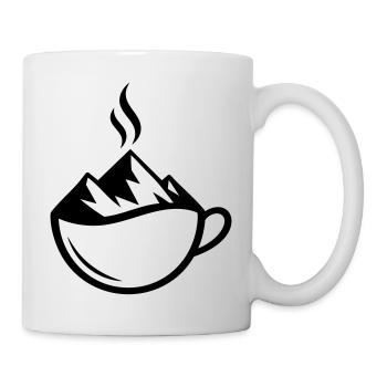 Mountain Coffee Outdoor Mug - Mug - white - Right