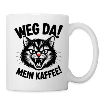 Kaffee gehört mir - Tasse - Weiß - Rechts