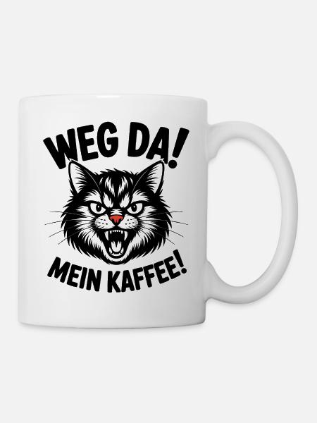 Kaffee gehört mir - Tasse - Weiß