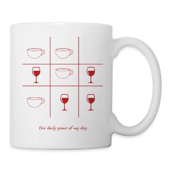 Coffee or wine English - Mug - white - Right