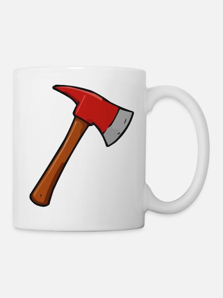 axt - Tasse - Weiß