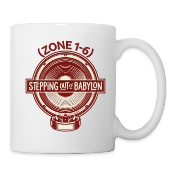 Stepping Out Of Babylon Reggae - Tasse - Weiß - Rechts