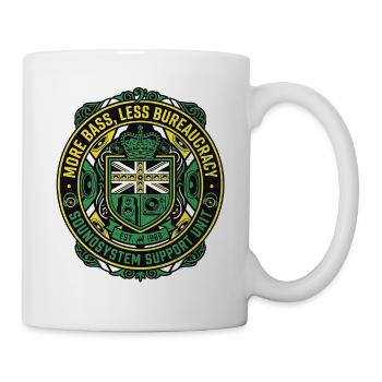 England Soundsystem Support - Tasse - Weiß - Rechts