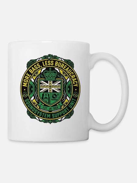 England Soundsystem Support - Tasse - Weiß