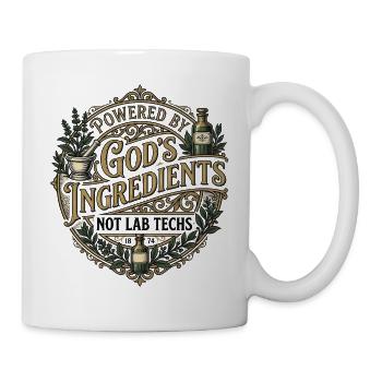Gods Food - Tasse - Weiß - Rechts