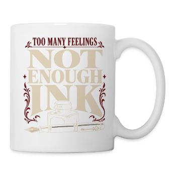 Poetcore Poète Poésie Dark Academia Gift - Mug blanc - blanc - Droite