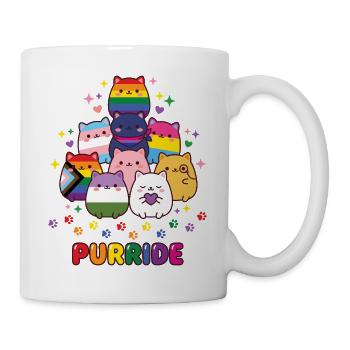 Pride Month LGBTQ – Purride - Tasse - Weiß - Rechts