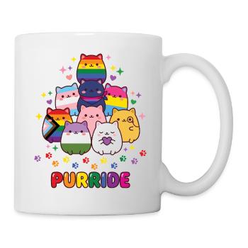 Pride Month LGBTQ – Purride - Tasse - Weiß - Rechts