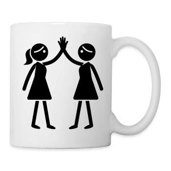 Amitié Meilleures amies - Mug blanc - blanc - Droite